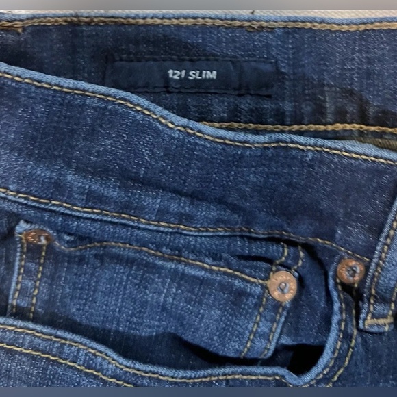 Mens Lucky Jeans 121 slim straight flawless 32x32 - Picture 4 of 6